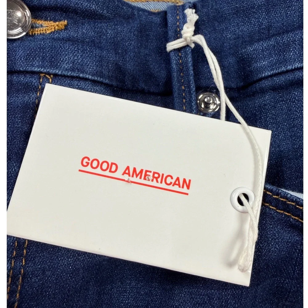 Good American‎ Good Waist Jeans Womens 24 Blue NEW High Rise Skinny GAGW108